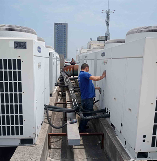 湖北中央空调制热和不制冷系统维修方法